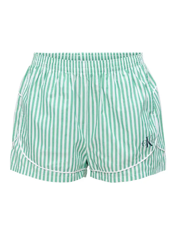 Calvin Klein Underwear Calvin Klein Underwear Pidžama hlače  zelena / bijela