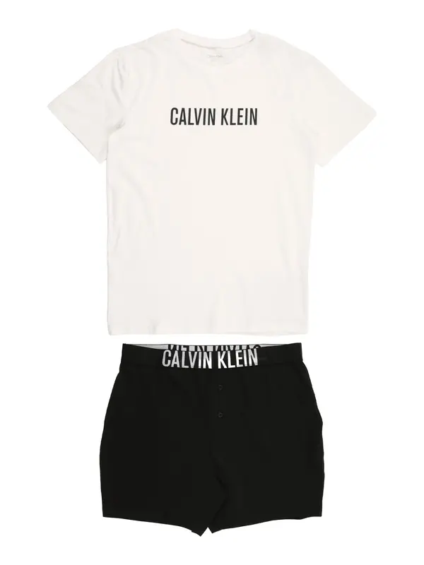 Calvin Klein Underwear Calvin Klein Underwear Pidžama set 'Intense Power'  crna / bijela