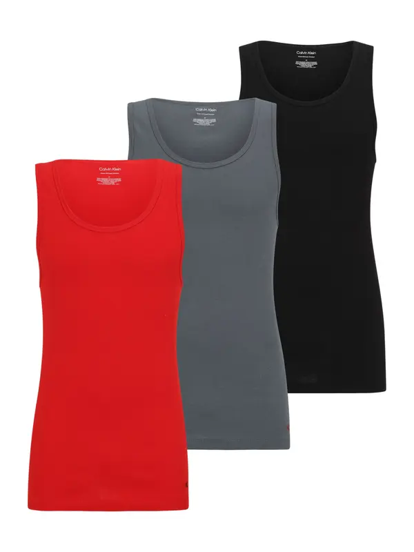 Calvin Klein Underwear Calvin Klein Underwear Potkošulja  siva / crvena / crna