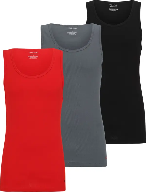 Calvin Klein Underwear Calvin Klein Underwear Potkošulja  siva / crvena / crna