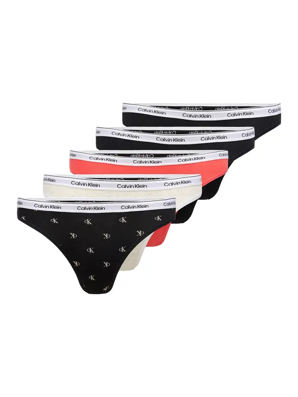 Calvin Klein Underwear Calvin Klein Underwear Slip  bež siva / crvena / crna / bijela