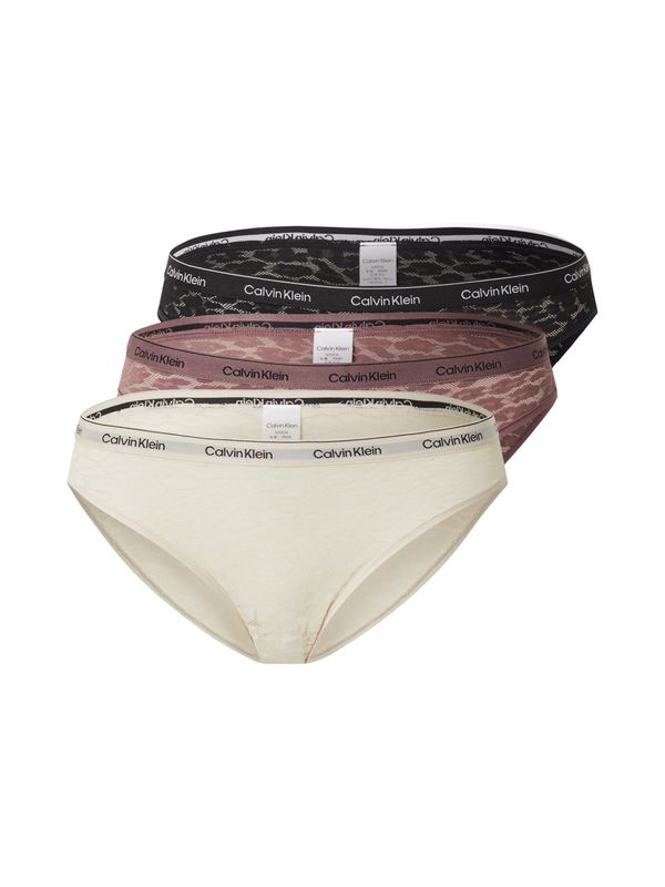 Calvin Klein Underwear Calvin Klein Underwear Slip  bordo / crna / svijetla bež