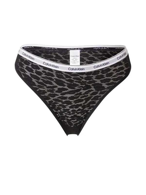 Calvin Klein Underwear Calvin Klein Underwear Slip  crna / prljavo bijela