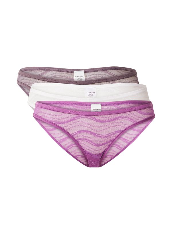 Calvin Klein Underwear Calvin Klein Underwear Slip  ljubičasta / sivkasto ljubičasta (mauve) / prljavo bijela