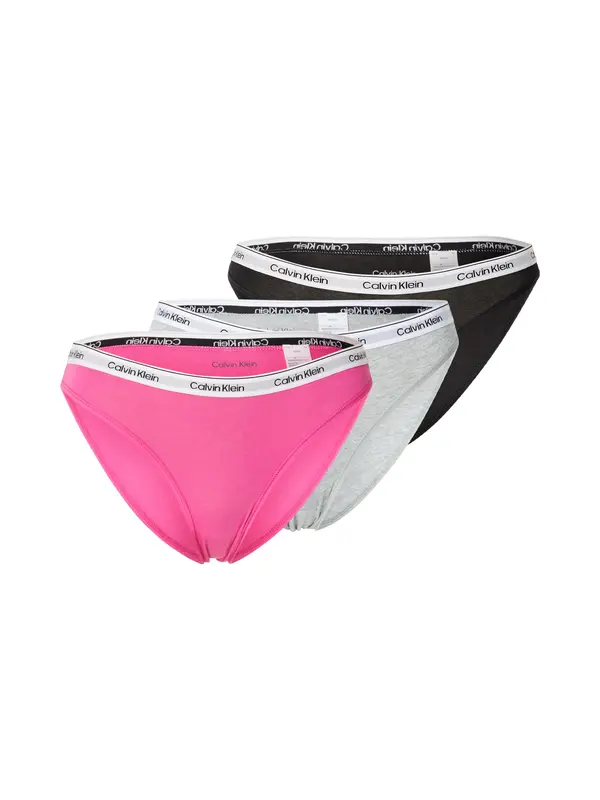 Calvin Klein Underwear Calvin Klein Underwear Slip  svijetlosiva / svijetloroza / crna / bijela