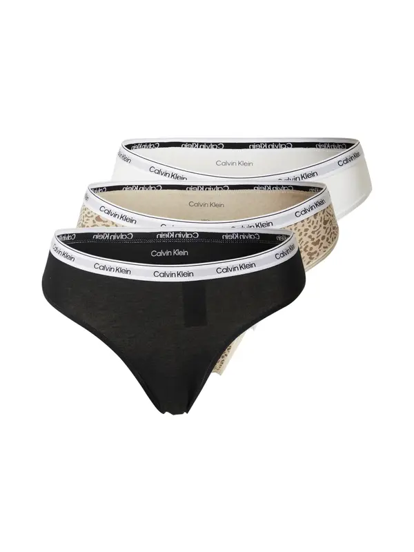 Calvin Klein Underwear Calvin Klein Underwear Slip  svijetlosmeđa / taupe siva / crna / bijela
