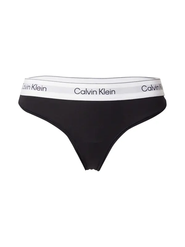 Calvin Klein Underwear Calvin Klein Underwear Tanga gaćice  crna / bijela