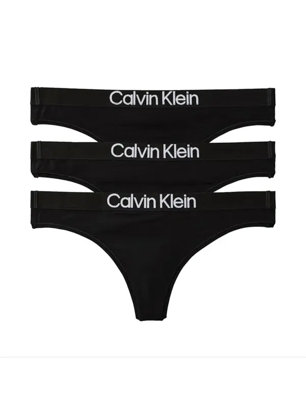 Calvin Klein Underwear Calvin Klein Underwear Tanga gaćice  crna / bijela