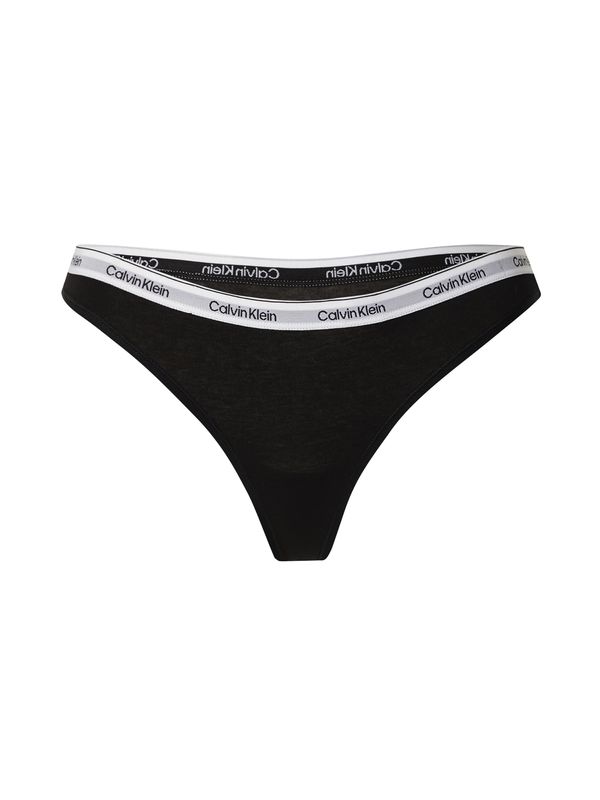 Calvin Klein Underwear Calvin Klein Underwear Tanga gaćice  crna / bijela