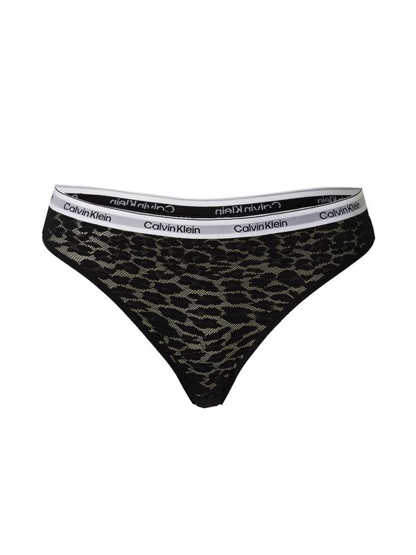 Calvin Klein Underwear Calvin Klein Underwear Tanga gaćice  crna / bijela