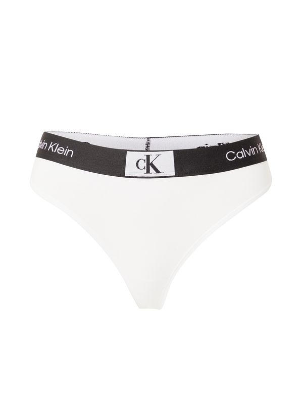 Calvin Klein Underwear Calvin Klein Underwear Tanga gaćice  crna / bijela