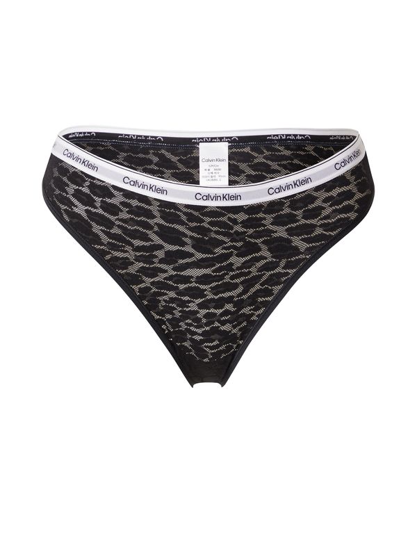Calvin Klein Underwear Calvin Klein Underwear Tanga gaćice  crna / prljavo bijela