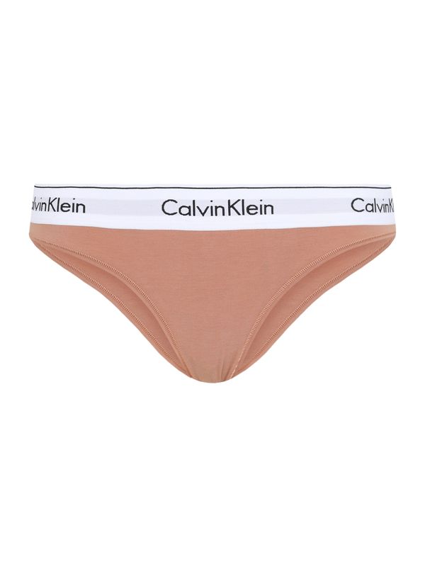 Calvin Klein Underwear Calvin Klein Underwear Tanga gaćice  marelica / crna / bijela