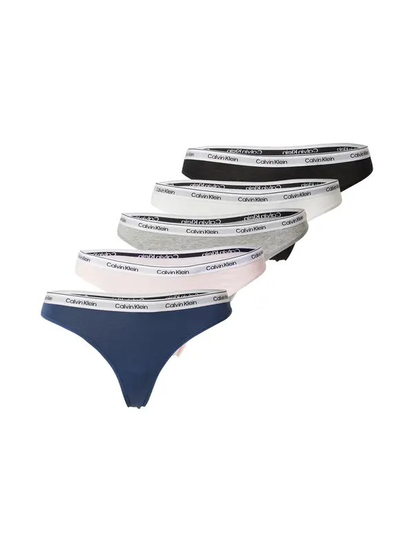 Calvin Klein Underwear Calvin Klein Underwear Tanga gaćice  morsko plava / siva / pastelno roza / bijela