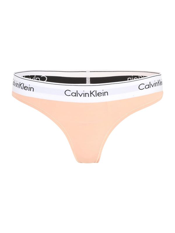 Calvin Klein Underwear Calvin Klein Underwear Tanga gaćice  puder roza / crna / bijela