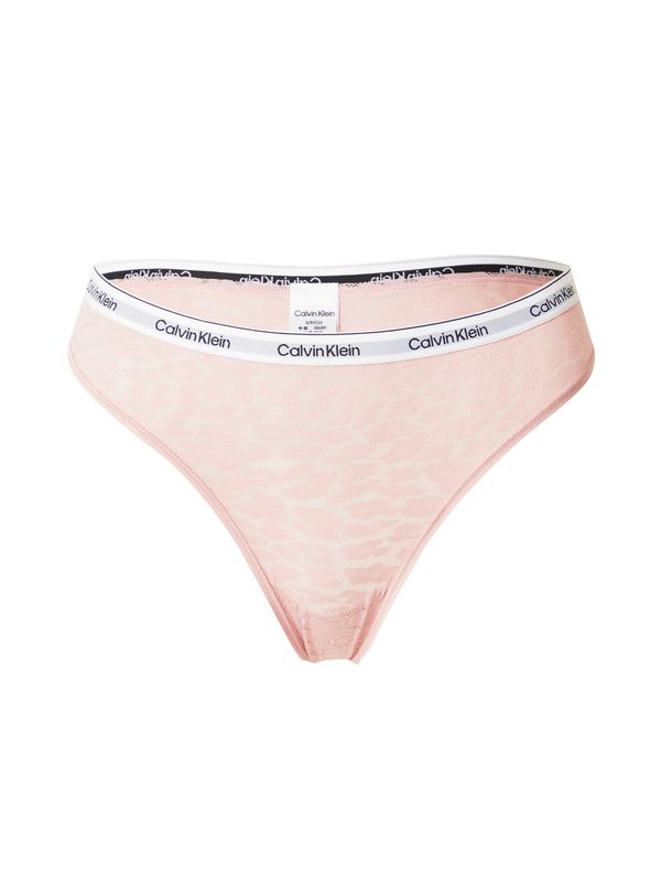 Calvin Klein Underwear Calvin Klein Underwear Tanga gaćice  puder roza / crna / prljavo bijela