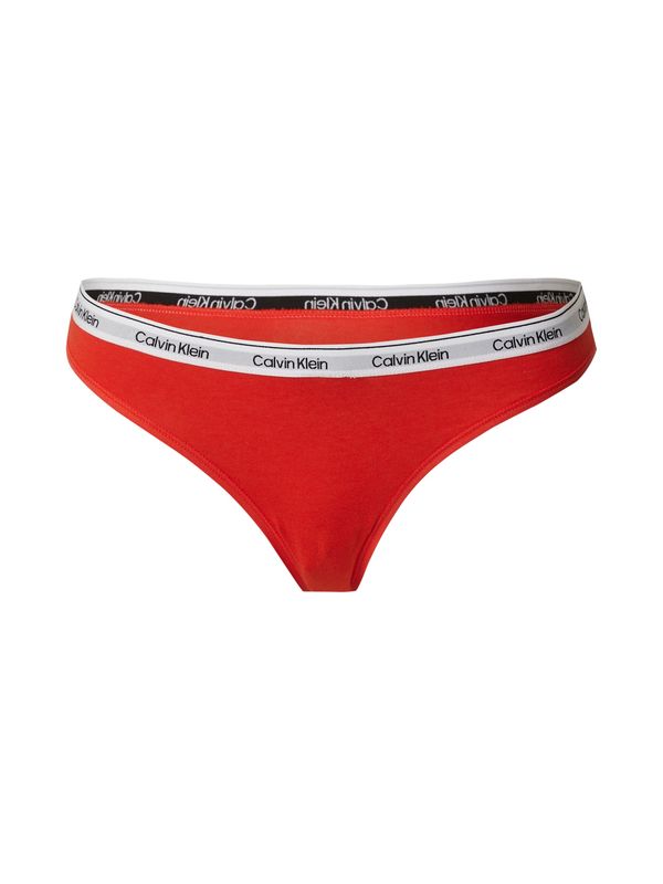 Calvin Klein Underwear Calvin Klein Underwear Tanga gaćice  siva / crvena / crna / bijela