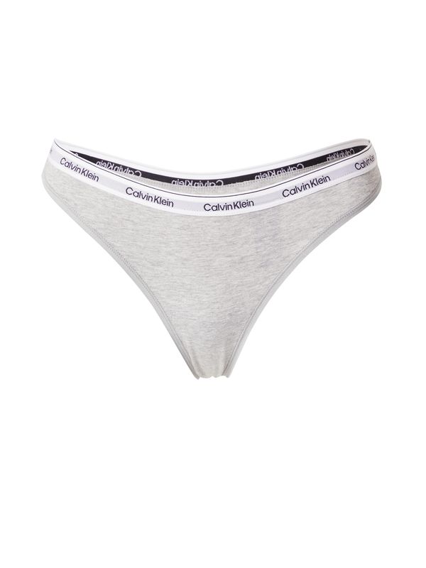 Calvin Klein Underwear Calvin Klein Underwear Tanga gaćice  siva melange / crna / bijela