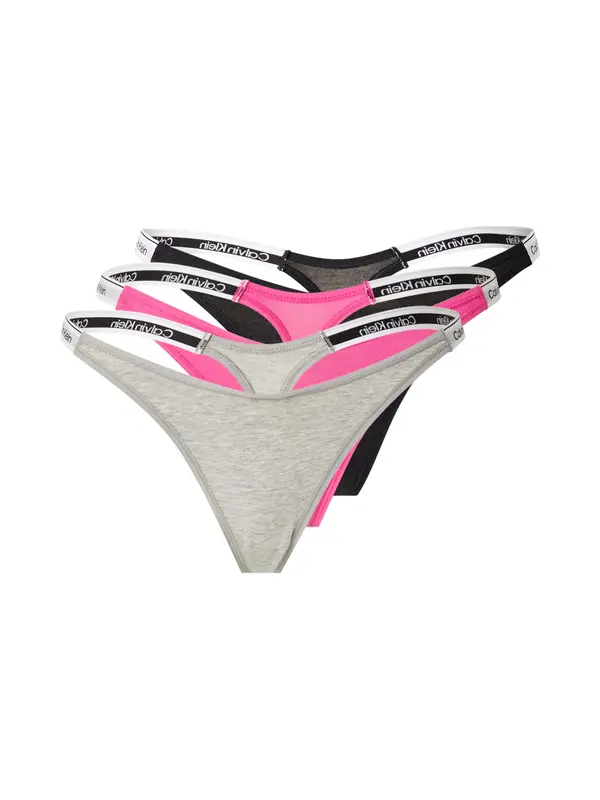 Calvin Klein Underwear Calvin Klein Underwear Tanga gaćice  siva melange / ljubičasta / crna