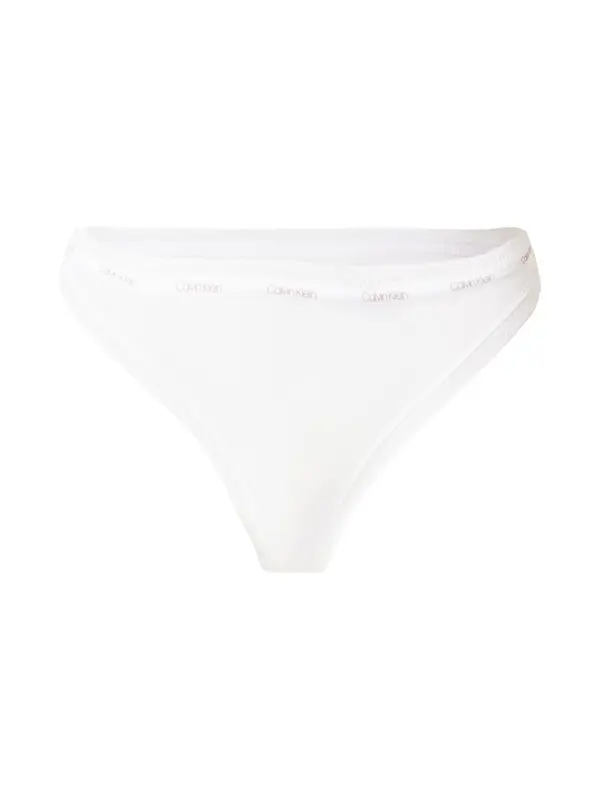 Calvin Klein Underwear Calvin Klein Underwear Tanga gaćice  sivkasto bež / bijela