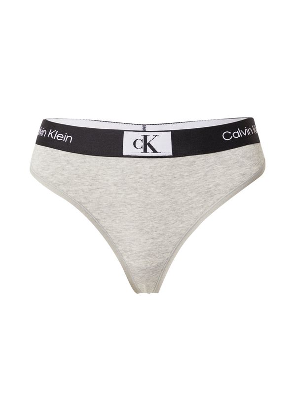 Calvin Klein Underwear Calvin Klein Underwear Tanga gaćice  svijetlosiva / crna / bijela