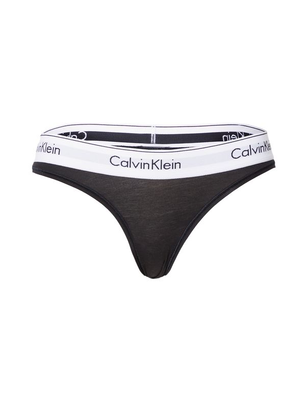 Calvin Klein Underwear Calvin Klein Underwear Tanga gaćice  svijetlosiva / crna / bijela