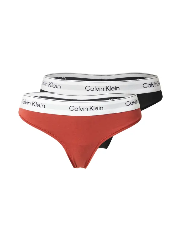 Calvin Klein Underwear Calvin Klein Underwear Tanga gaćice  svijetlosiva / mandarina / crna / bijela