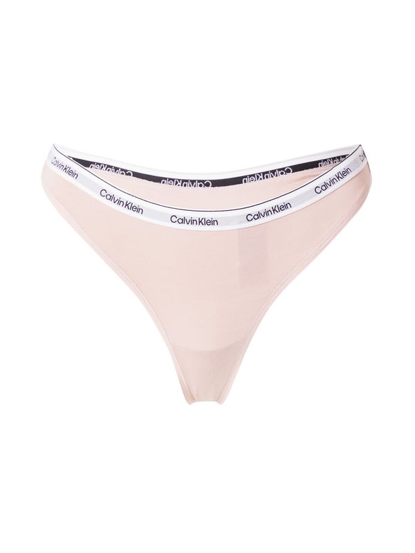 Calvin Klein Underwear Calvin Klein Underwear Tanga gaćice  svijetlosiva / pastelno roza / crna / bijela