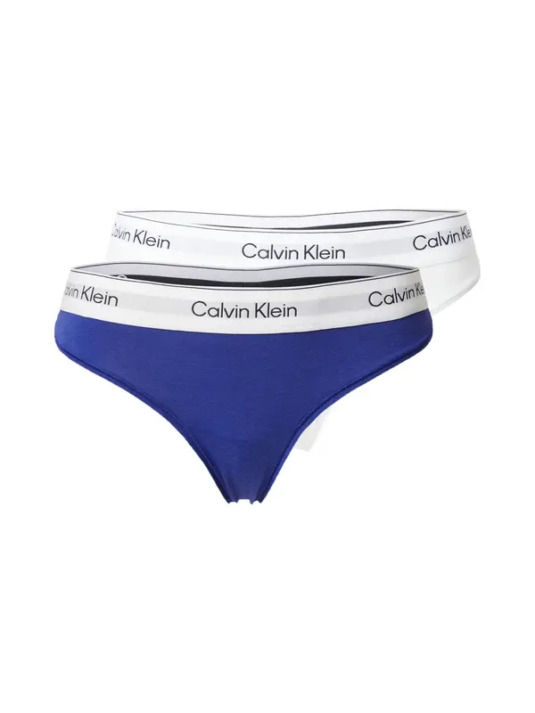 Calvin Klein Underwear Calvin Klein Underwear Tanga gaćice  tamno plava / svijetlosiva / crna / bijela