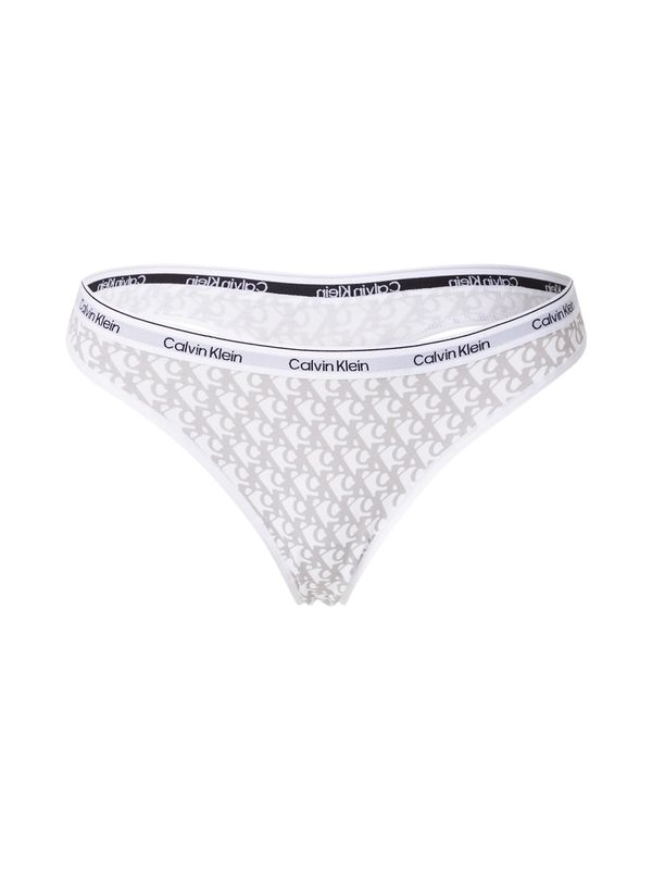 Calvin Klein Underwear Calvin Klein Underwear Tanga gaćice  tamo siva / crna / bijela