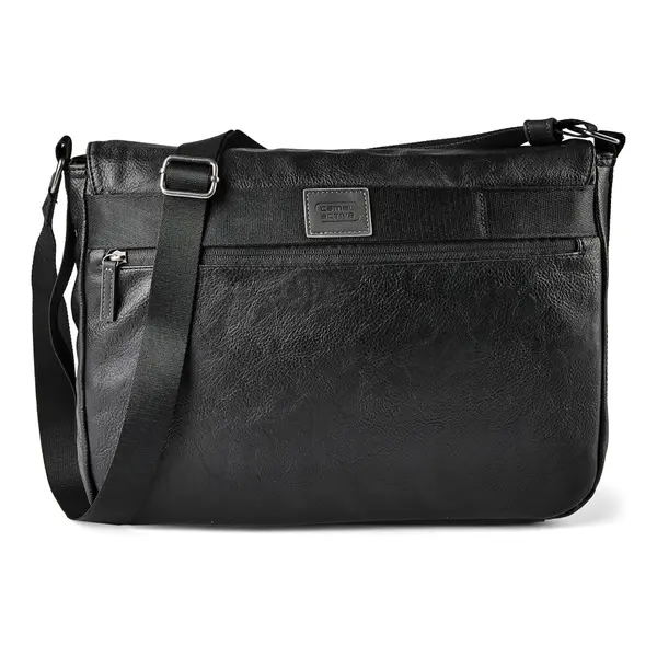 CAMEL ACTIVE CAMEL ACTIVE Messenger torba preko ramena 'Traces'  crna