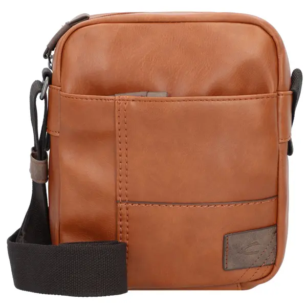 CAMEL ACTIVE CAMEL ACTIVE Torba preko ramena 'Laos'  konjak / siva / crna