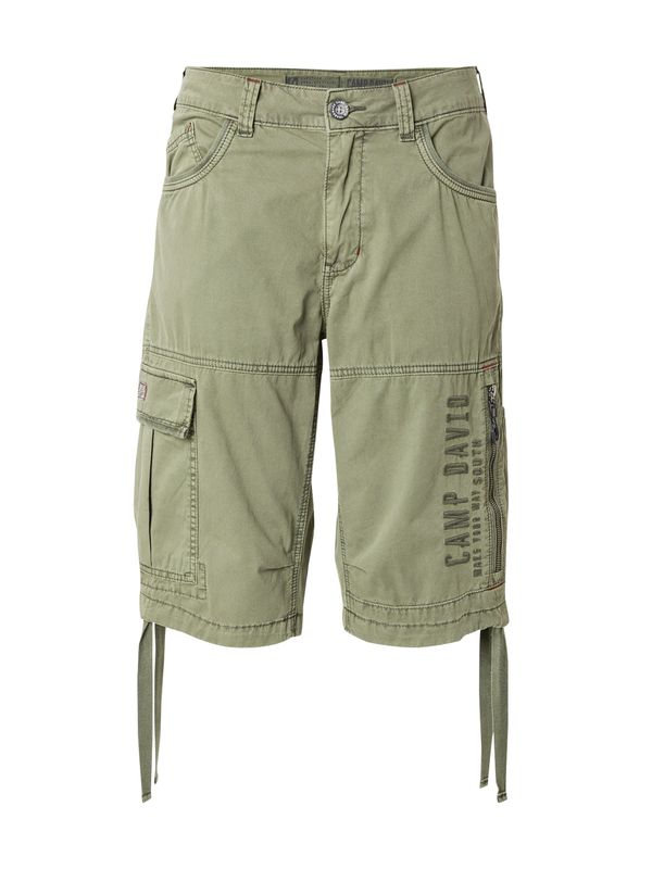 CAMP DAVID CAMP DAVID Cargo hlače  kivi zelena