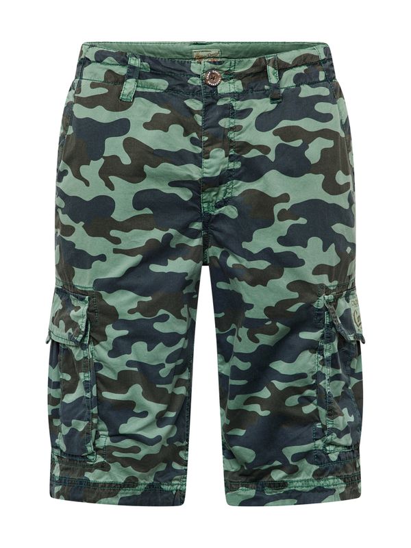 CAMP DAVID CAMP DAVID Cargo hlače  maslinasta / svijetlozelena / tamno zelena