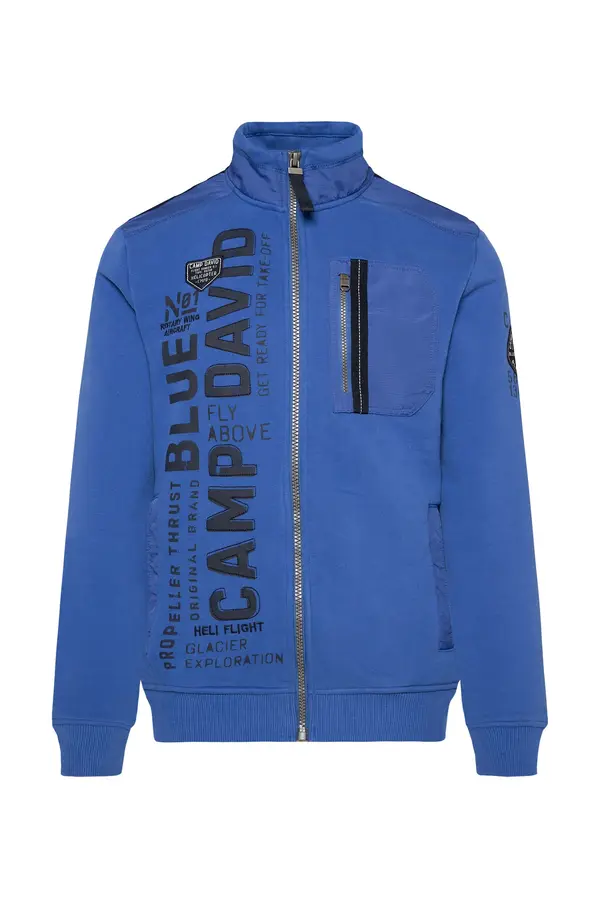 CAMP DAVID CAMP DAVID Gornji dio trenirke  plava / crna