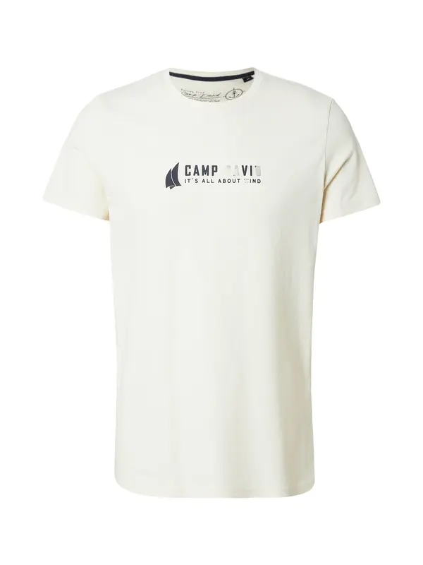 CAMP DAVID CAMP DAVID Majica  bež / crna