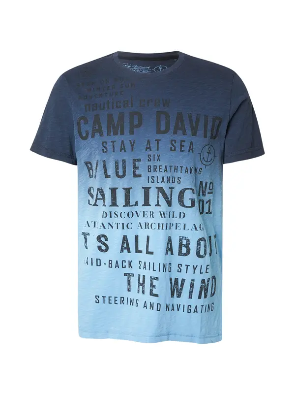 CAMP DAVID CAMP DAVID Majica  mornarsko plava / nebesko plava