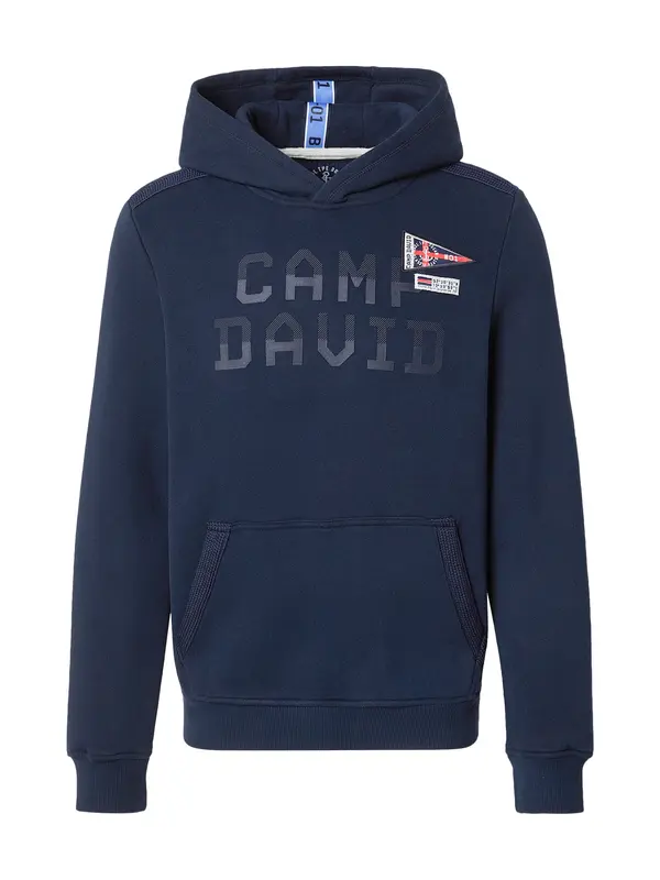 CAMP DAVID CAMP DAVID Sweater majica  mornarsko plava / bijela
