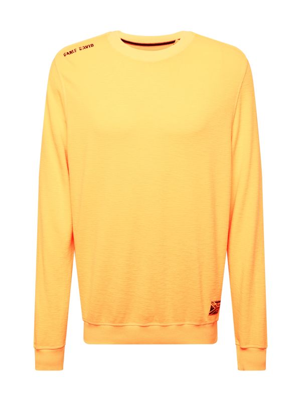 CAMP DAVID CAMP DAVID Sweater majica  mornarsko plava / svijetlonarančasta