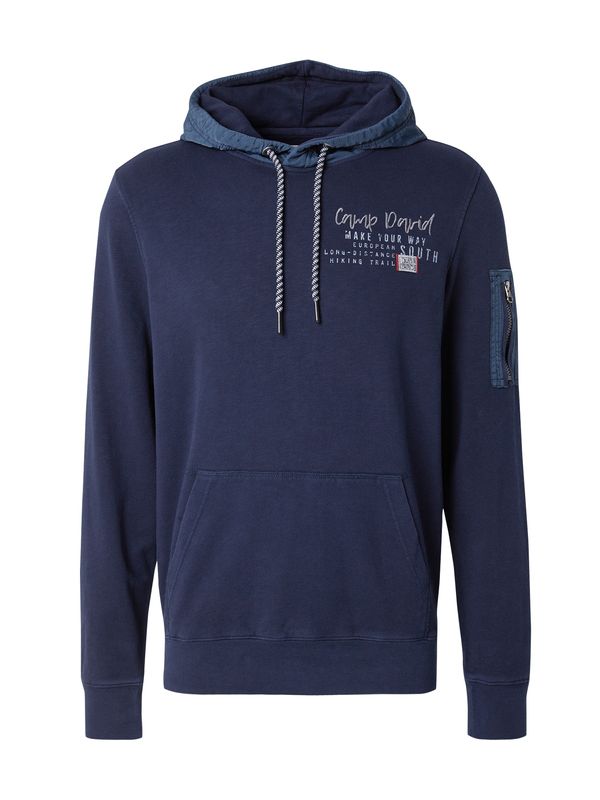 CAMP DAVID CAMP DAVID Sweater majica  tamno plava