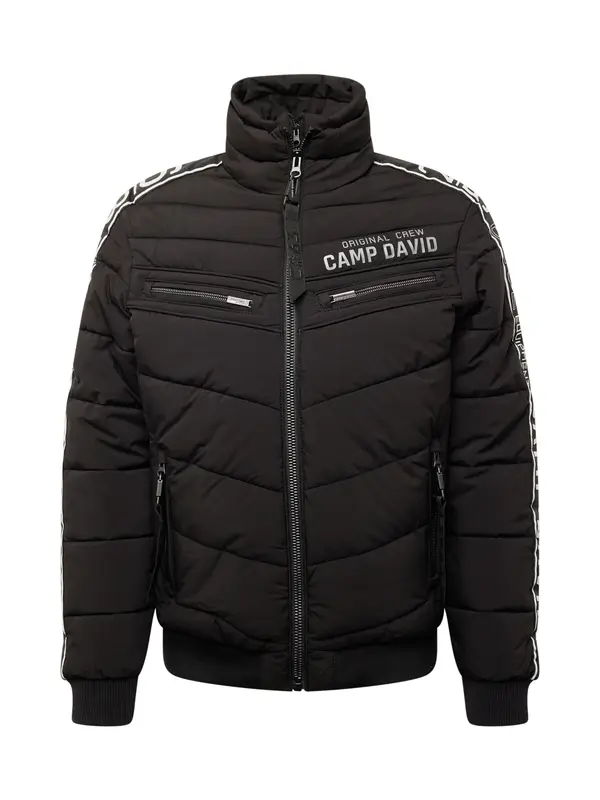 CAMP DAVID CAMP DAVID Zimska jakna  crna / prljavo bijela