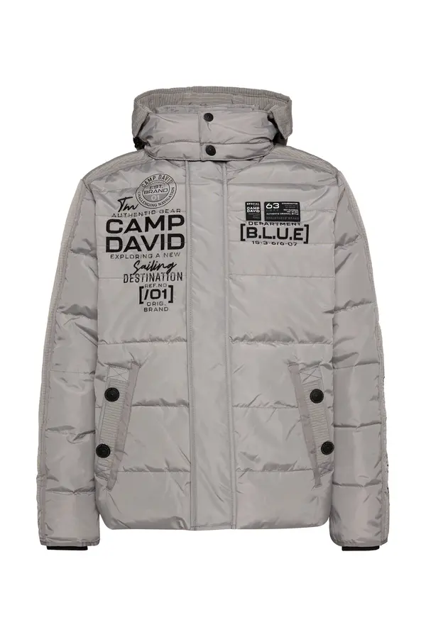 CAMP DAVID CAMP DAVID Zimska jakna  siva / crna
