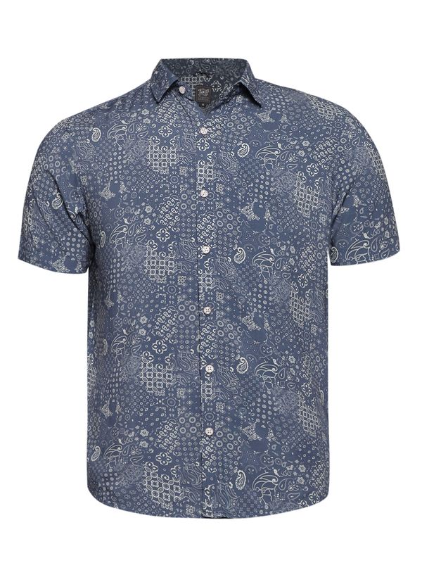 Campus Sutra Campus Sutra Košulja 'Adriel'  golublje plava / bijela