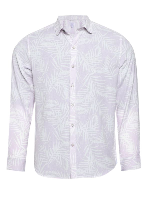 Campus Sutra Campus Sutra Košulja 'Brooks'  lila / bijela