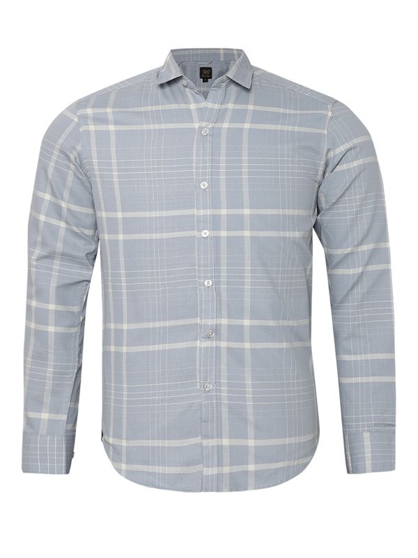 Campus Sutra Campus Sutra Košulja ' Caiden '  ecru/prljavo bijela / dimno siva