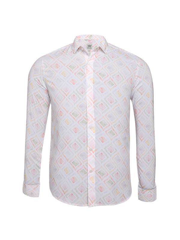 Campus Sutra Campus Sutra Košulja 'Declan'  breskva / roza