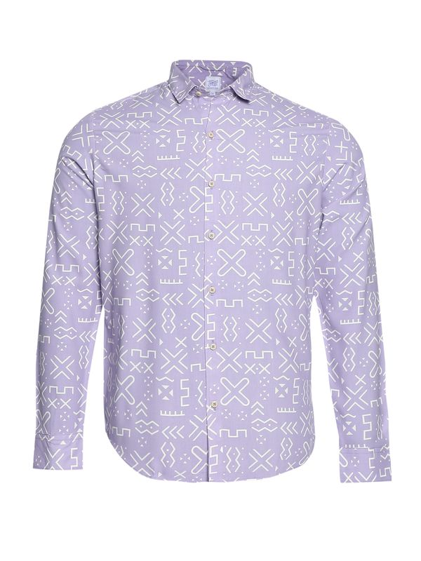 Campus Sutra Campus Sutra Košulja 'Hank'  svijetloljubičasta / bijela