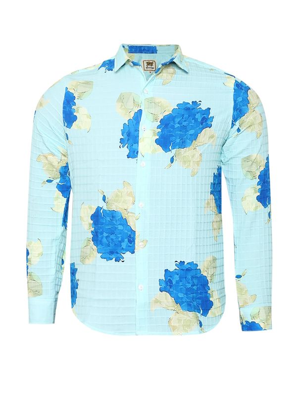 Campus Sutra Campus Sutra Košulja ' Hector '  plava melange / miks boja