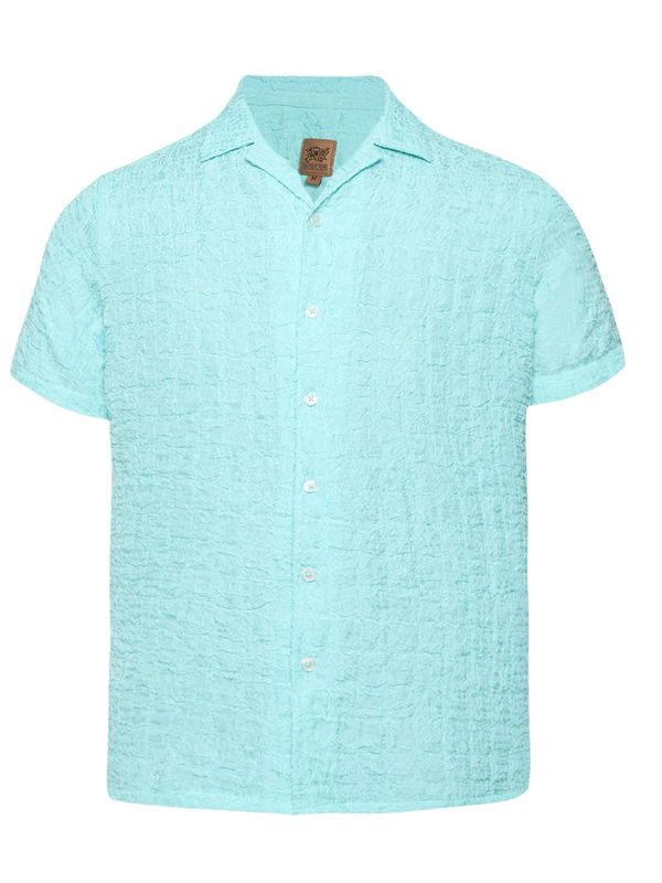 Campus Sutra Campus Sutra Košulja 'Jesus'  tirkiz