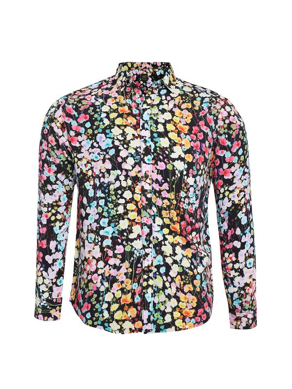 Campus Sutra Campus Sutra Košulja 'Joel'  miks boja / crna